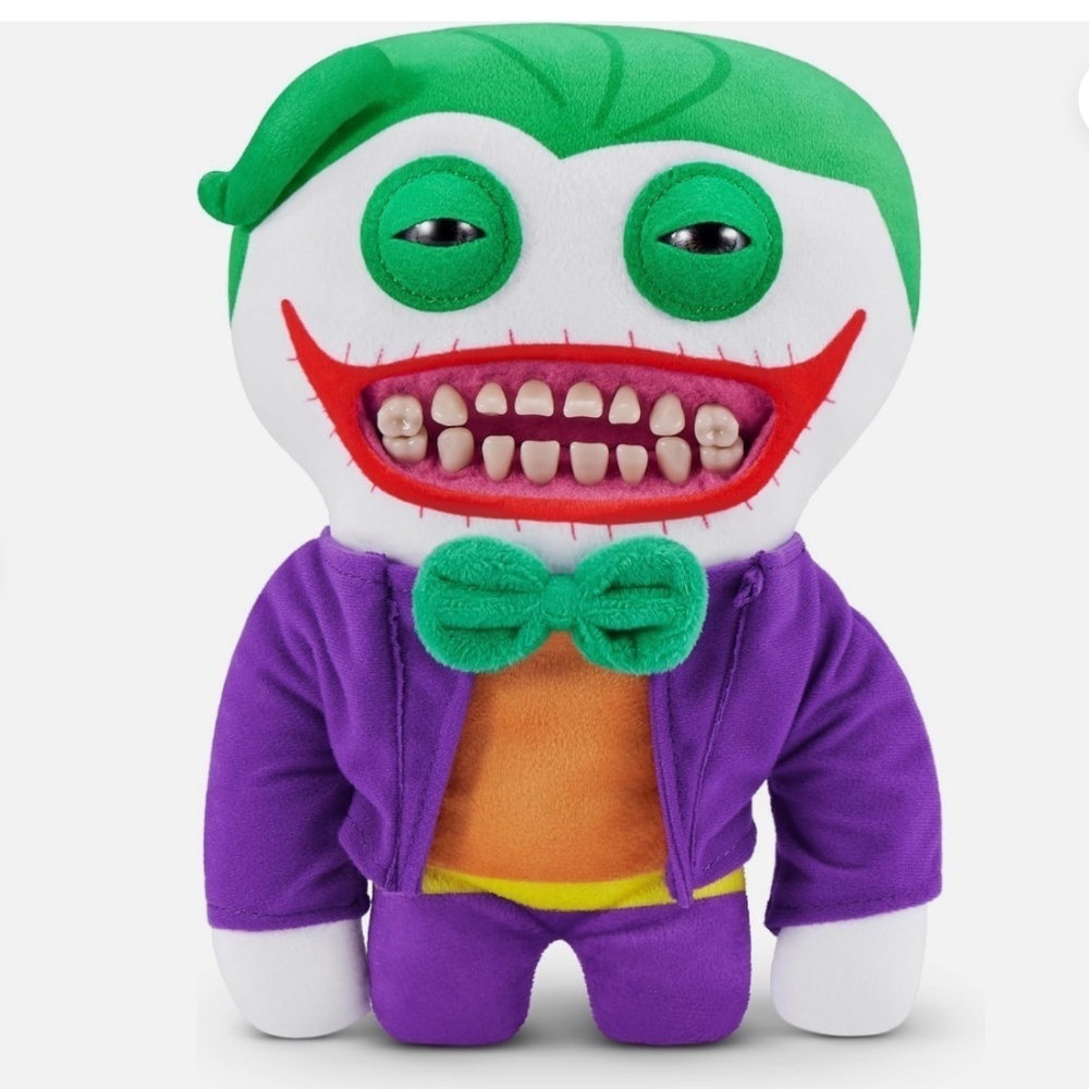 😈 DC x ZURU Fuggler Joker | Laboratory Misfits | 9” Funny Ugly Monster Plush - Picture 1 of 3